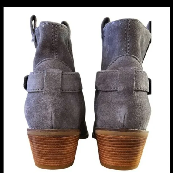 Cole Haan | Size 8B (Medium) | Stormcloud Suede Buckle Ankle Booties | NIB - Picture 11 of 16